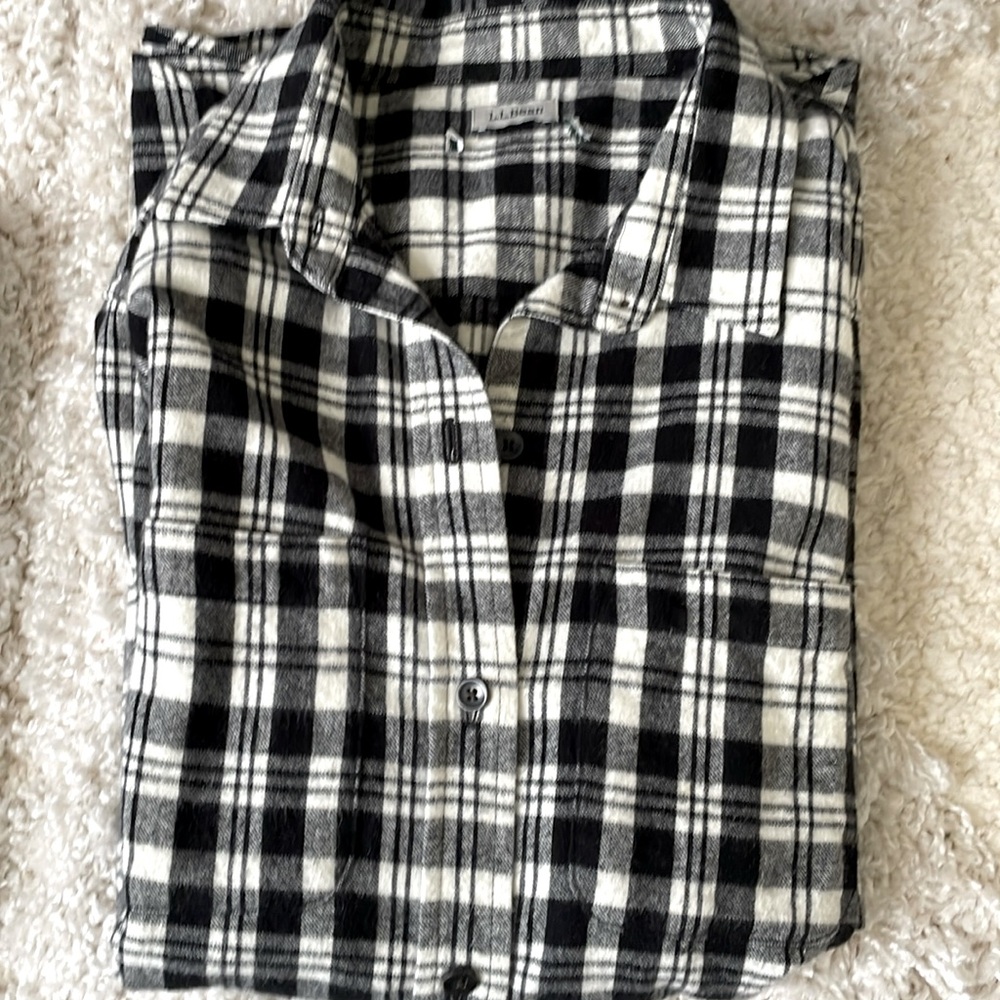 LL Bean flannel